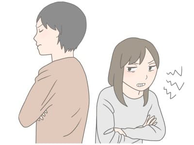 軽い喧嘩がきっかけで別れた